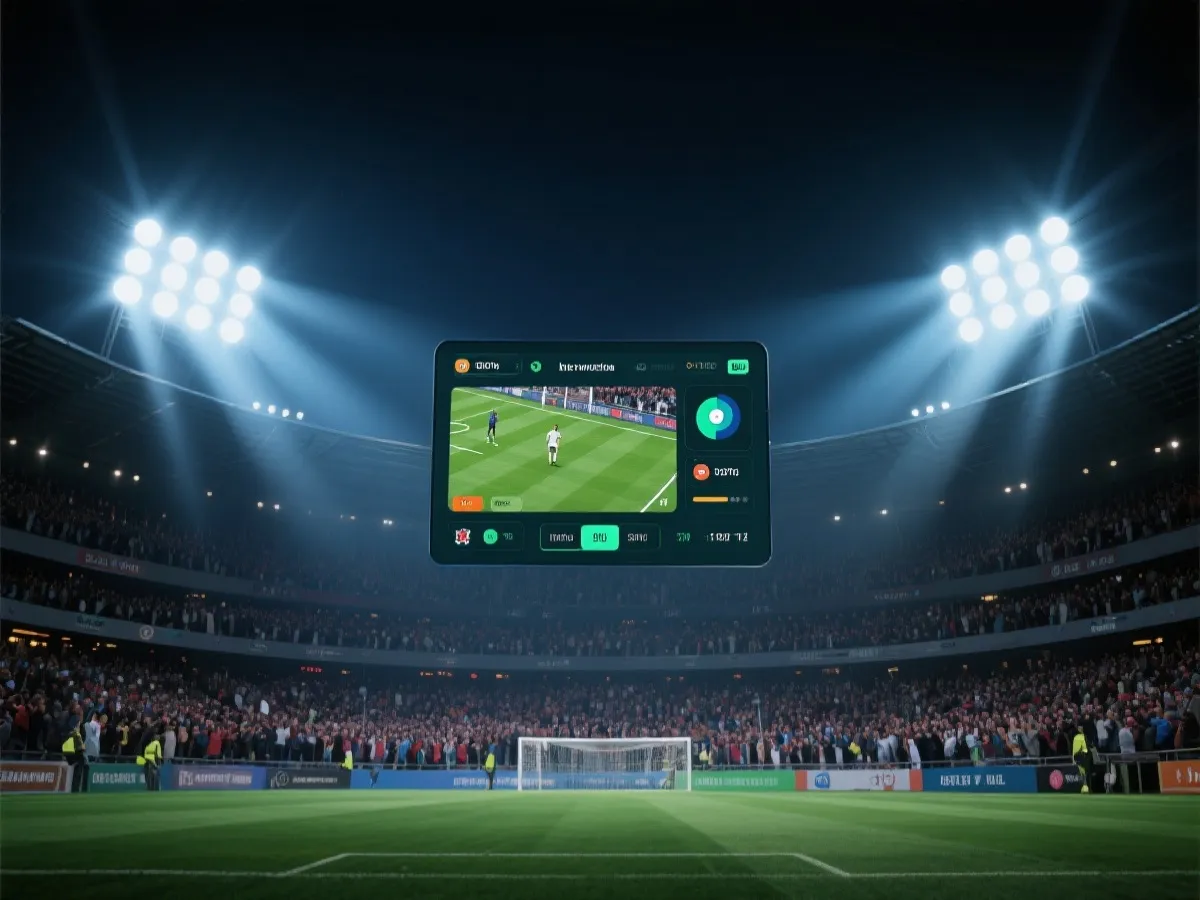 世界盃直播與即時數據視覺示意