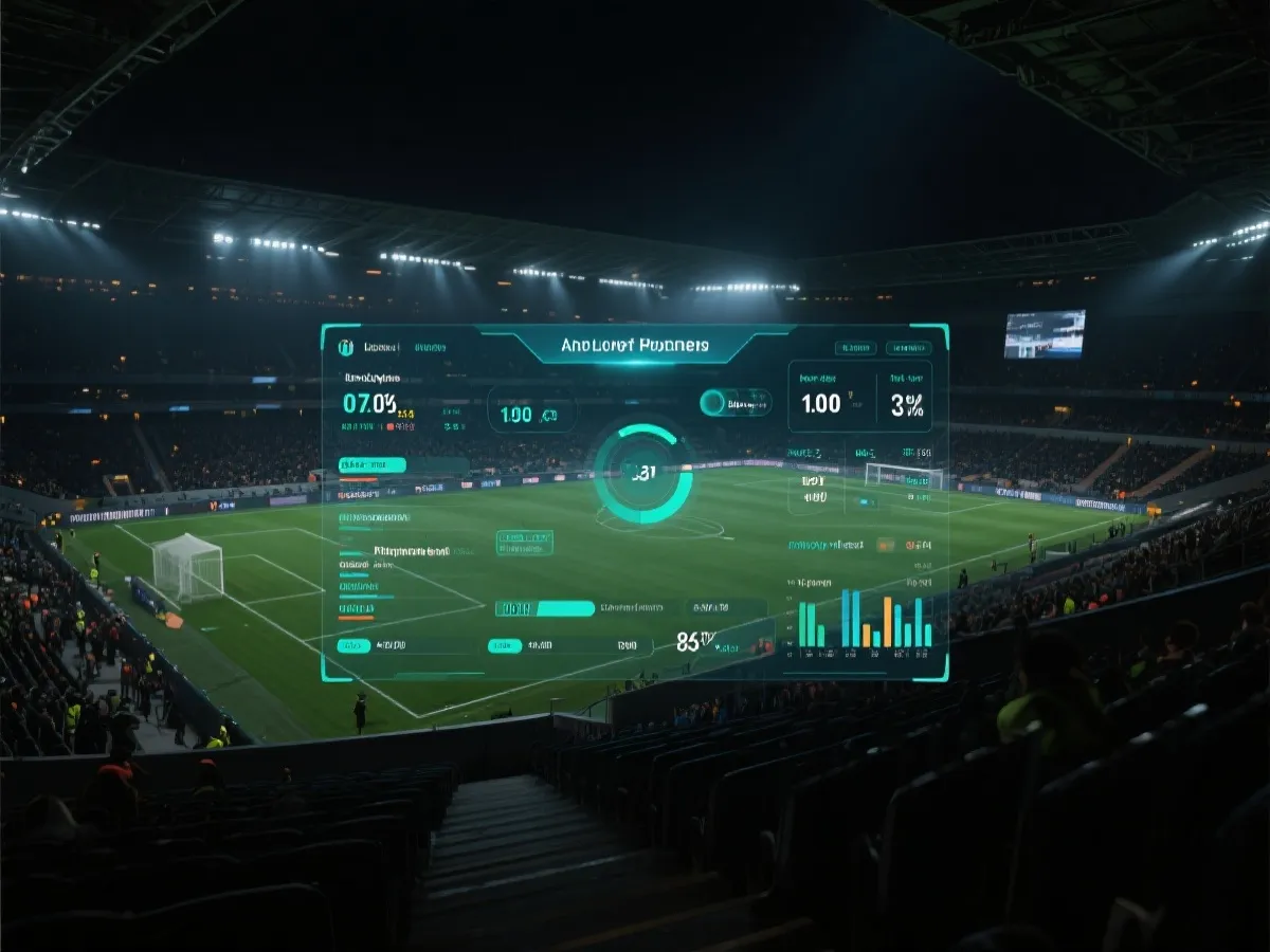 世界盃高清直播與即時數據介面示意圖